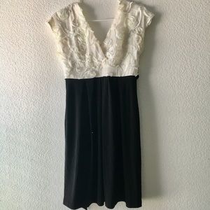 Black and white dress